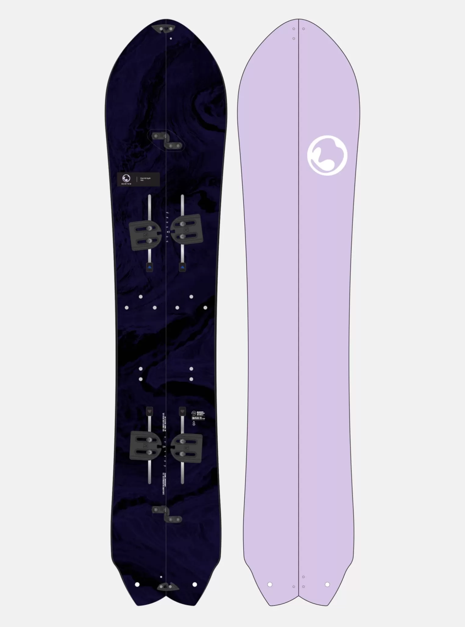 Damen Burton Snowboards^ 3D Fish Flat Top Splitboard