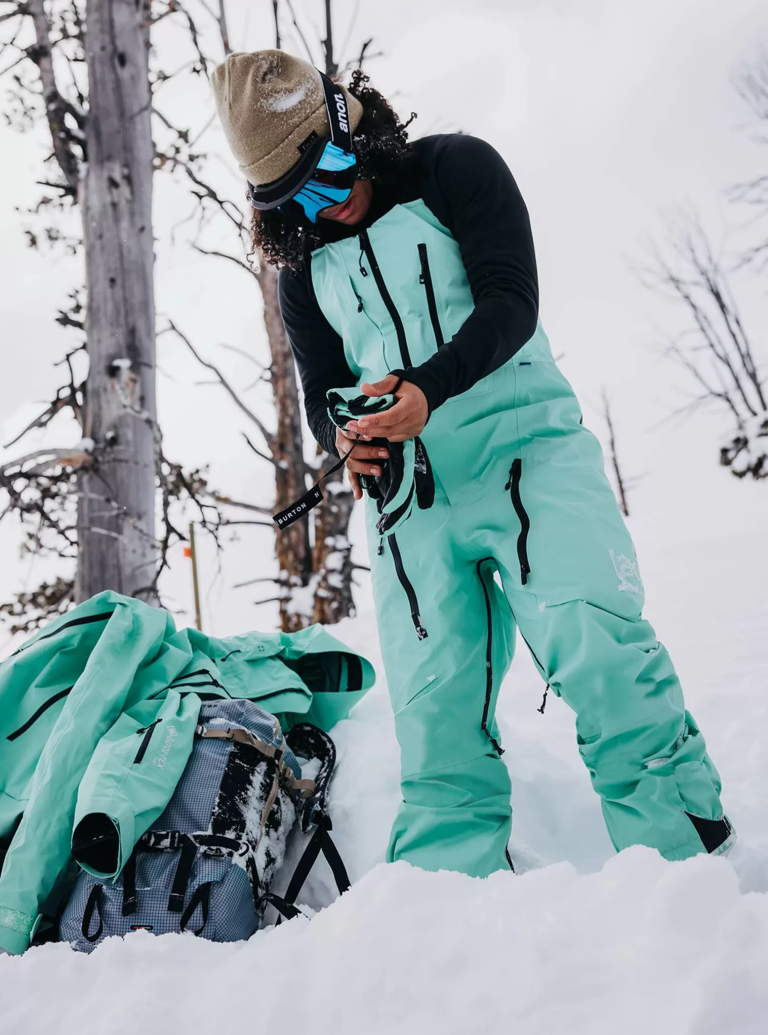 Damen Burton Snowboardhosen Und Latzhosen^ [ak] Acamar GORE-TEX PRO 3L Latzhose Für Damen
