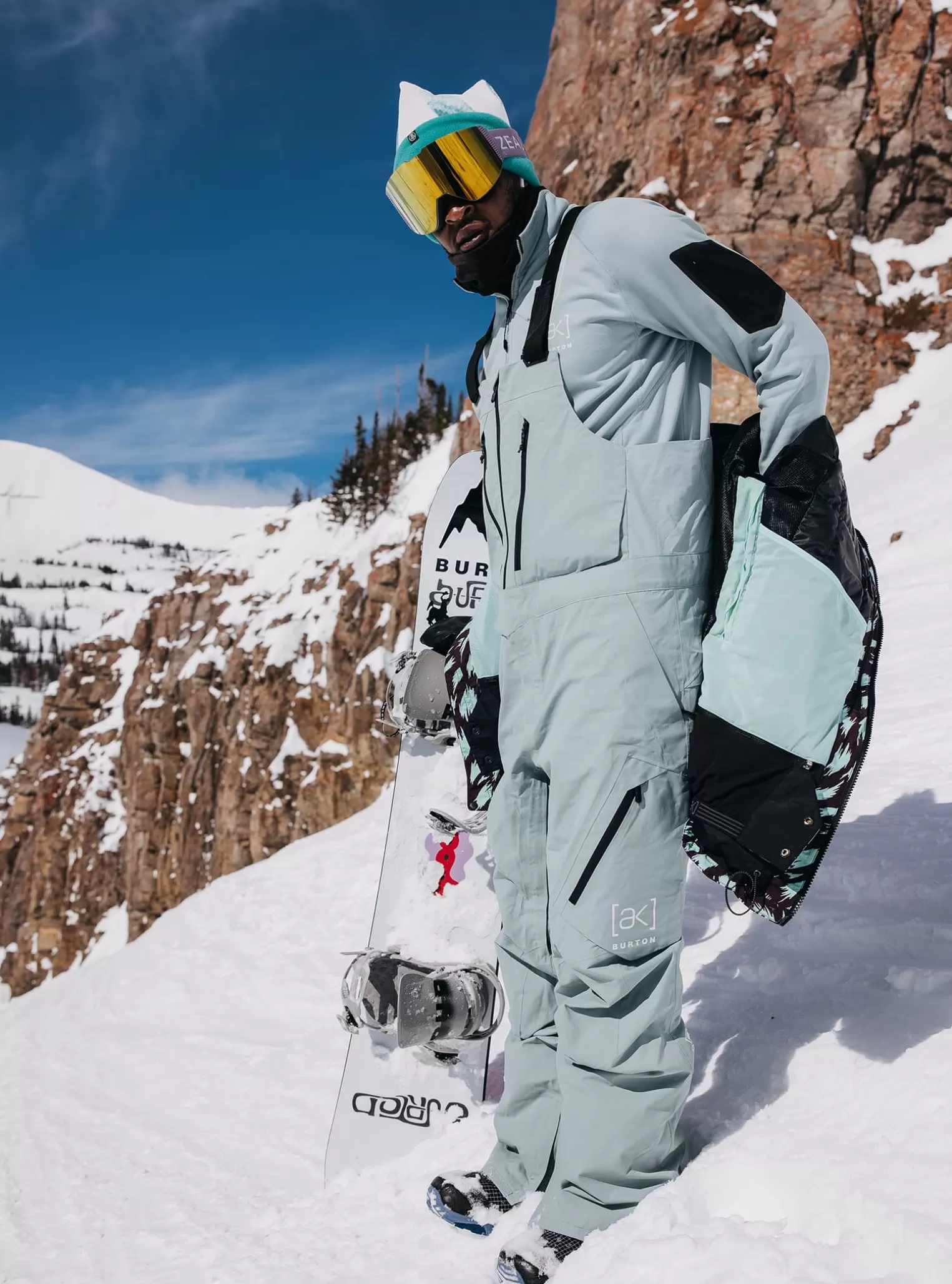 Herren Burton Snowboardhosen Und Latzhosen^ [ak] Cyclic GORE-TEX 2L Latzhose (kurz) Für Herren