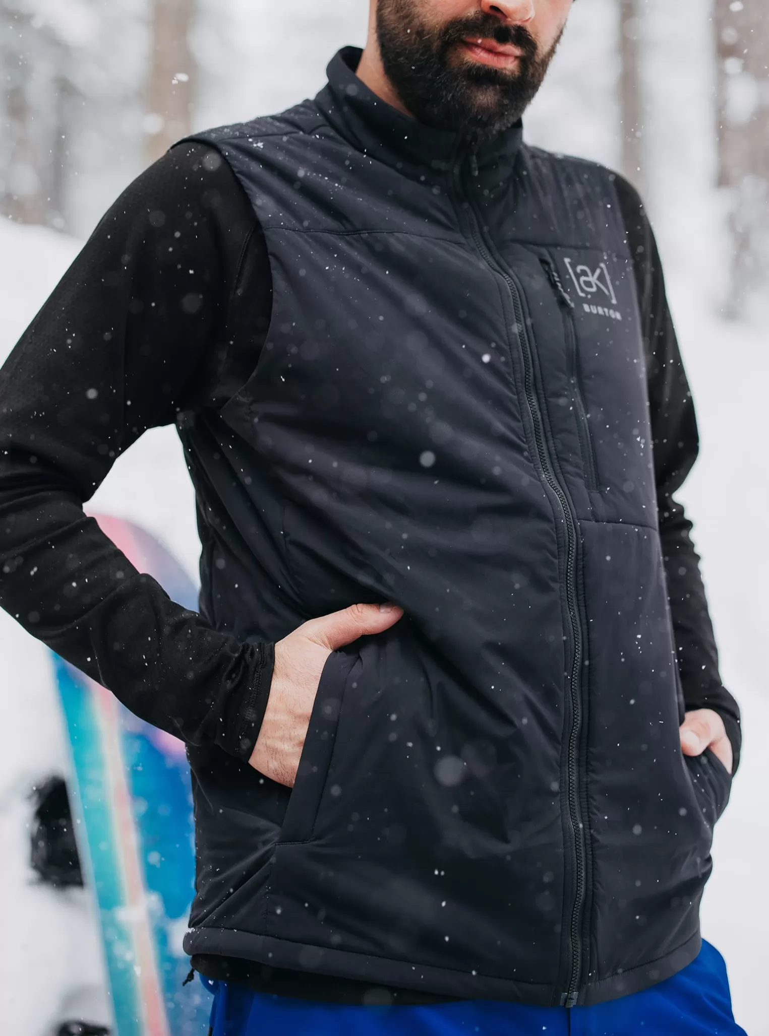 Herren Burton Insulated- Und Daunenjacken | Midlayer^ [ak] Helium Stretch Iso-Weste Für Herren