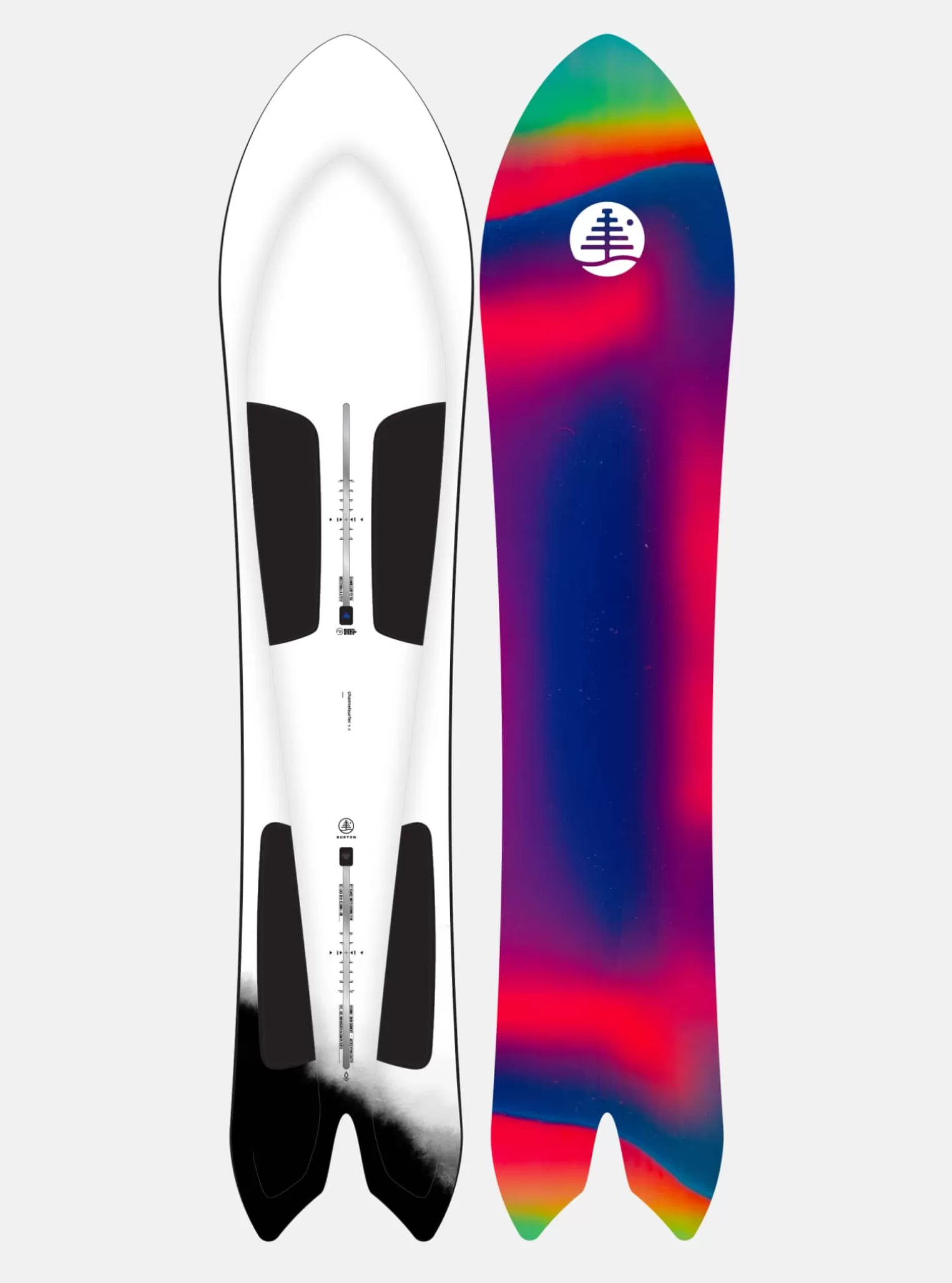 Damen Burton Snowboards^ Family Tree 3D Channel Surfer Flat Top Snowboard