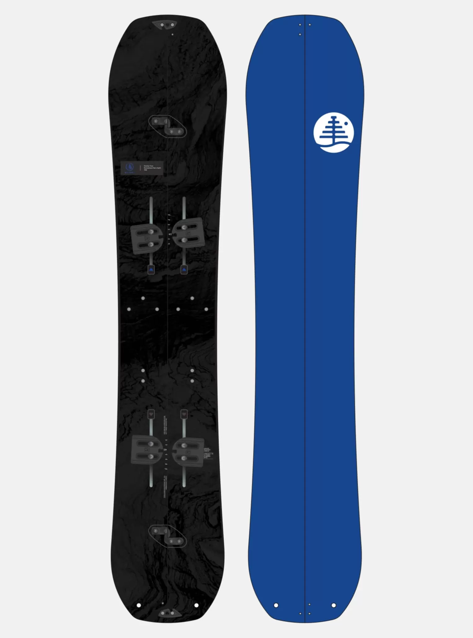 Damen Burton Snowboards^ Family Tree Hometown Hero Camber Splitboard