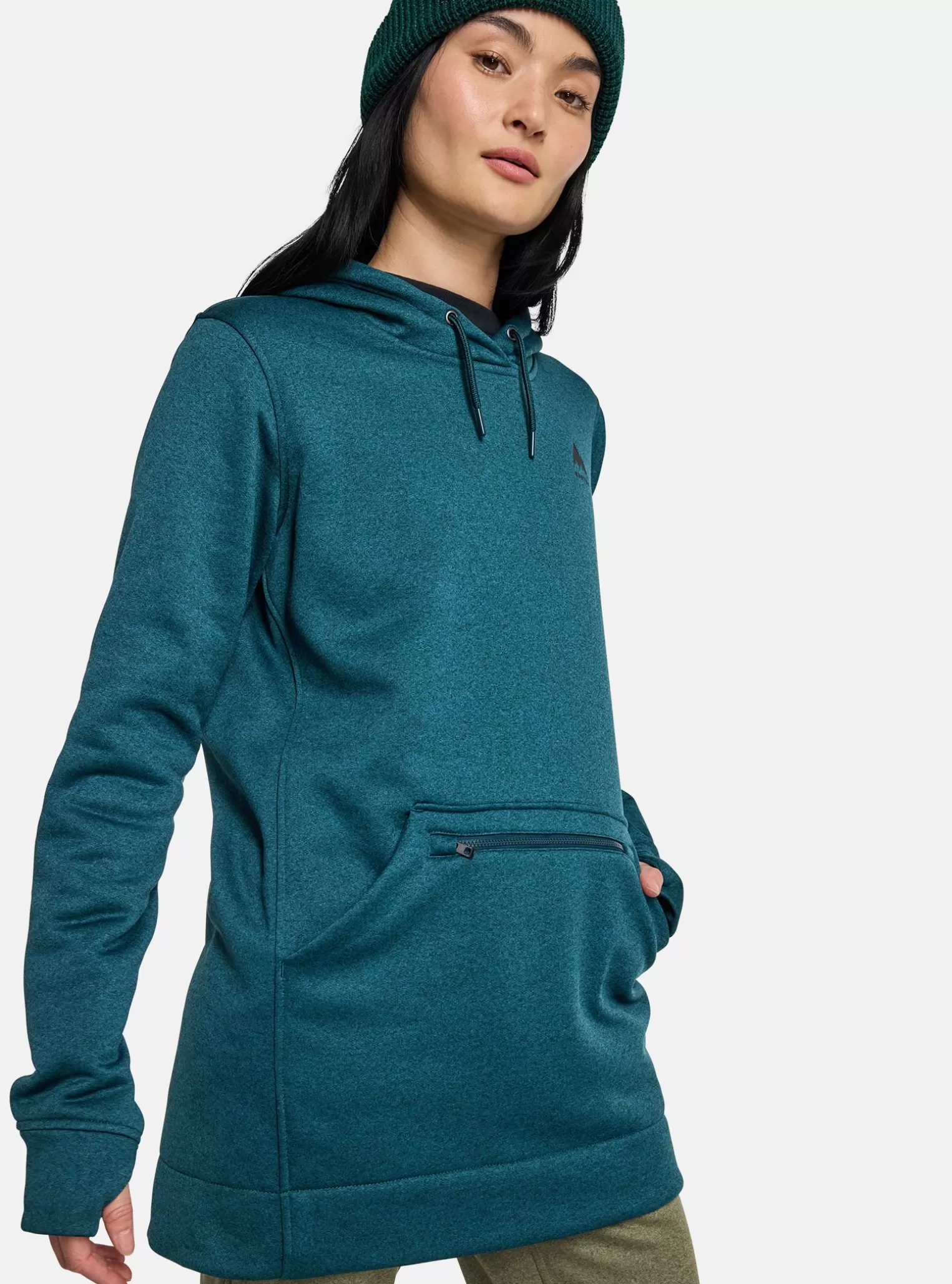 Damen Burton Hoodies Und Sweatshirts^ Oak Lang Geschnittener Hoodie Für Damen