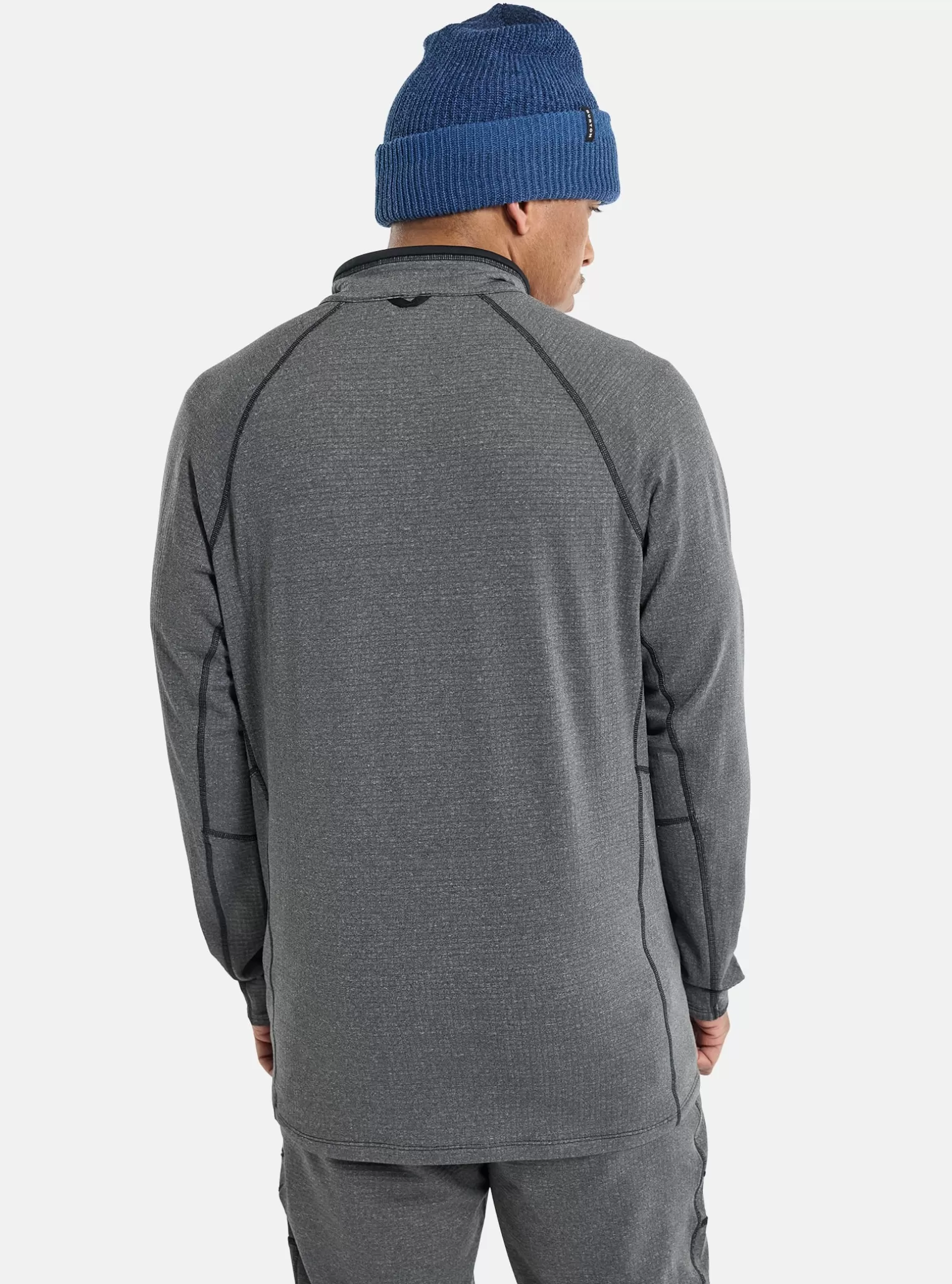 Herren Burton Fleece | Midlayer^ Stockrun Grid Fleece Mit Halblangem Reißverschluss Für Herren