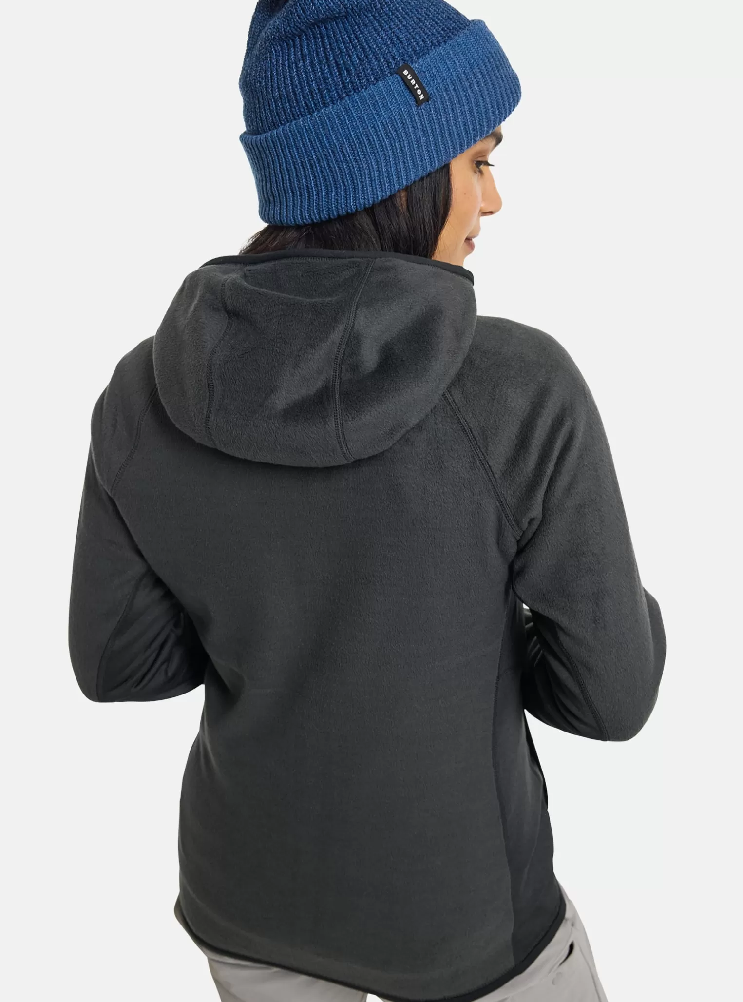 Damen Burton Fleece | Midlayer^ Stockrun Warmest Fleece Mit Kapuze Und Durchgehendem Reißverschluss Für Damen