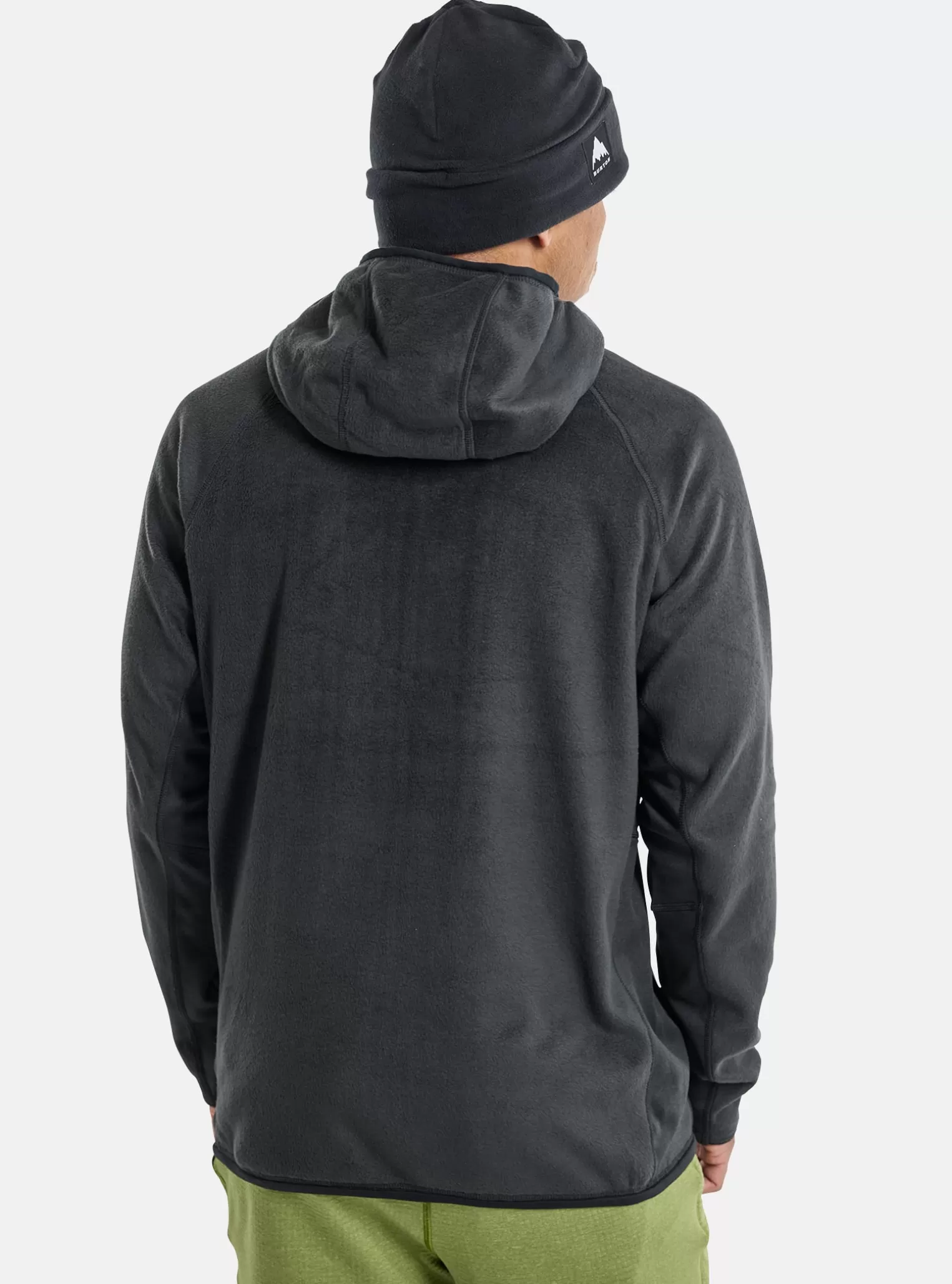 Herren Burton Fleece | Midlayer^ Stockrun Warmest Fleece Mit Kapuze Und Durchgehendem Reißverschluss Für Herren